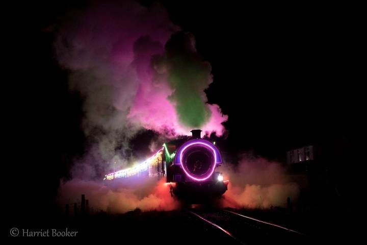 smoke coming from it
