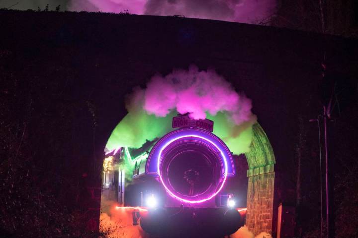 smoke coming out of it